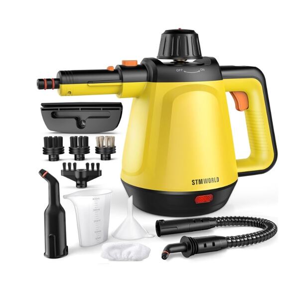 Steam Cleaner, Deep Cleaning Steam Cleaner for Home, 1200W Cleaner with 10 Tools - Picture 1 of 8